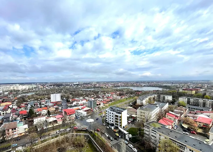 Sky-High: 15Th Floor Modern Accommodation In Doamna Ghica Area